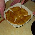 The dessert roti - yumm!