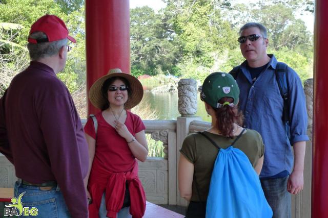 Inside the Chinese Pagoda at Golden Gate Park