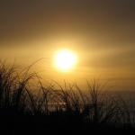 Great ending to a wonderful hike and lunch .. sunset over the ocean on the way home