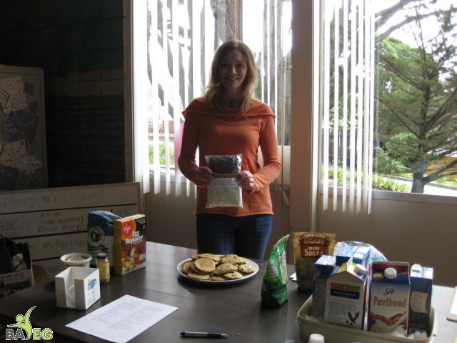 Christine - Secrets of Vegan Baking instructor - gave a presentation on vegan baking ingredients