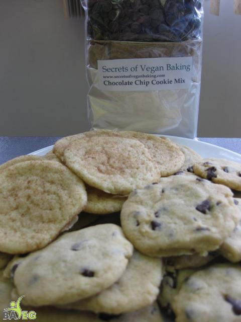 Secrets of Vegan Baking cookies and the cookie mix