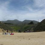 The beach part of the hike ..