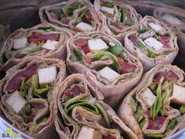 We love Donna - she made us vegan wraps with avocado pesto!!
