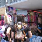 Michelle talks about veg*nism at the BAVeg booth