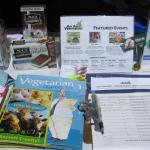 Our Veg Starter Kit = PCRM's Veg Starter Guide + Vegan Outreach's Why Vegan (Thank you to PCRM and Vegan Outreach for their cont