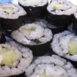 We love Katherine - she made us vegan sushi!