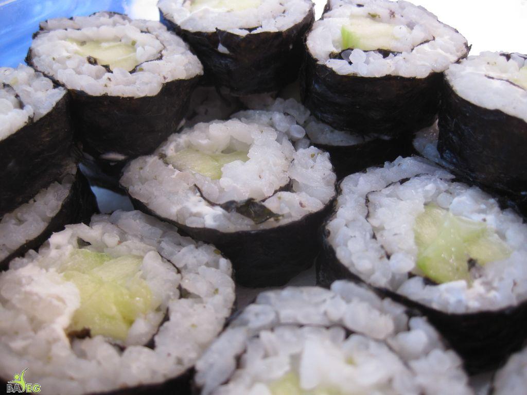 We love Katherine - she made us vegan sushi!
