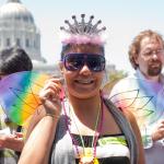 At the BAVeg Booth - SF LGBT Pride 2010