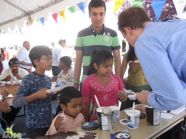 BAVeg booth at the JCNC 10th Anniversary celebration