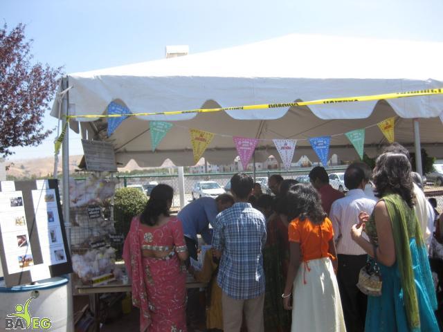 BAVeg booth at the JCNC 10th Anniversary celebration