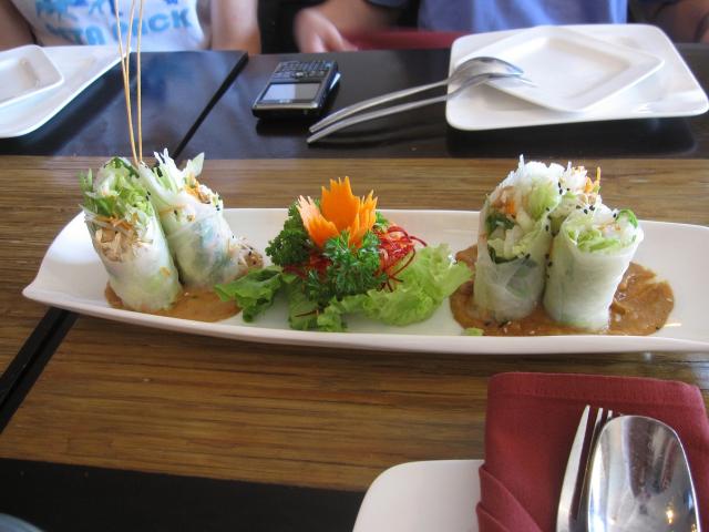 Fresh salad rolls  - July 2010  (Ken)