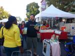 Monthly vegan outreach at Vallejo Farmer's market, October