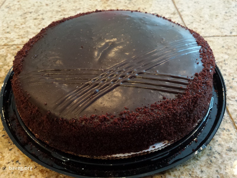 Safeway Vegan Chocolate Midnight Cake