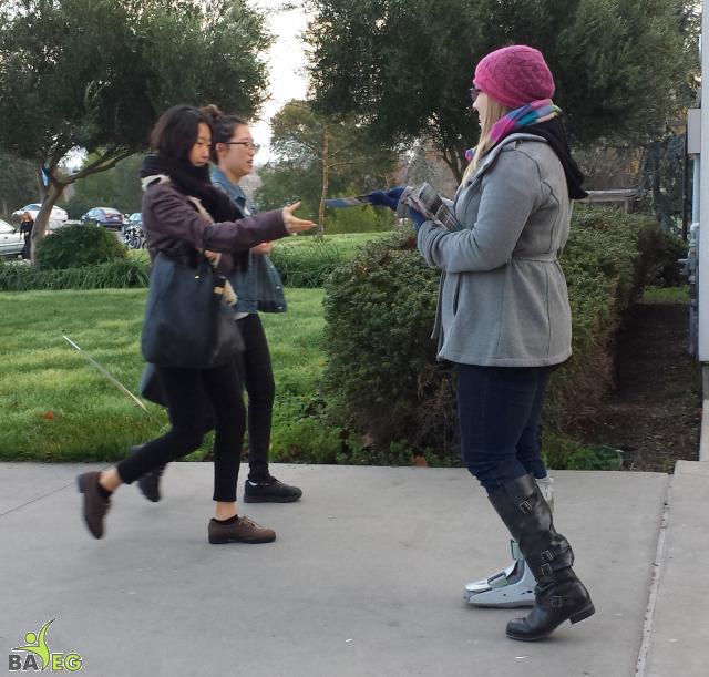 Alyssa putting her compassion in action for the Animals