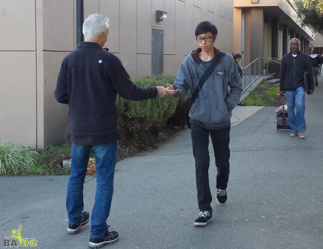 Don raising awareness for factory farmed animals