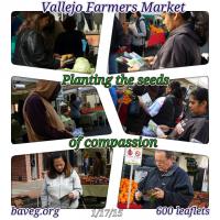 We love it when the people who receive leaflets stop in their tracks to read it - 600 leaflets distributed