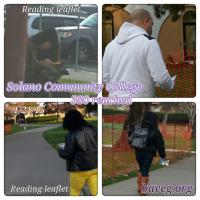 Vegan outreach at Solano Community College - Jan