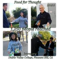 Vegan Outreach at Diablo Valley College - Feb