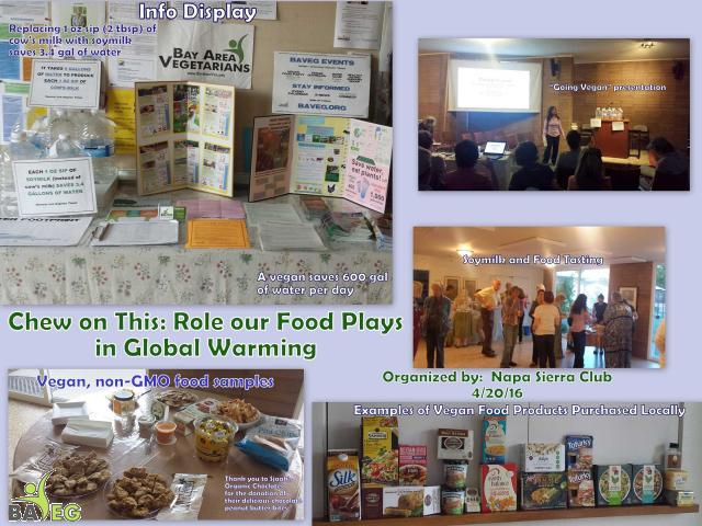 Napa Sierra Club CHEW ON THIS event