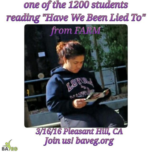 One of the 1200 students reached at Diablo Valley College