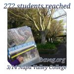 272 Students reached at Napa Valley College