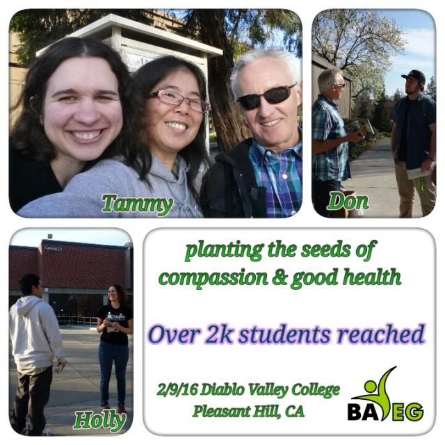 Over 2000 students reached at Diablo Valley College