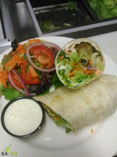 Vegan Falafel at The Grille at Hiddenbrooke Golf Course