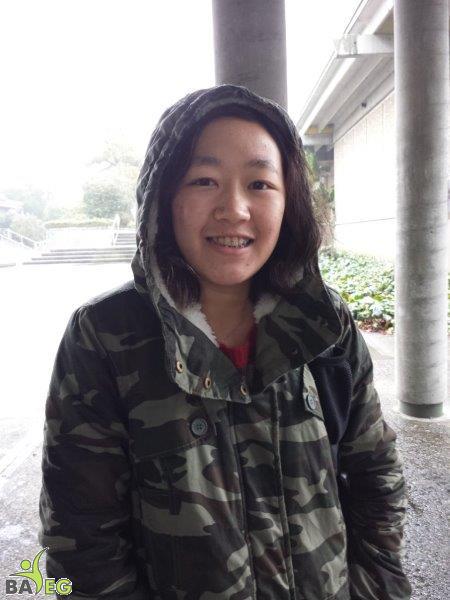 Pouring rain - yet a warm welcome from students like this