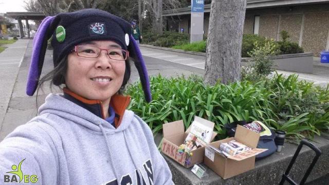 Conversations with warm-hearted students and multiple layers of clothes made the 46 degree weather bearable