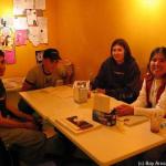 Letter Writing Party - MaggieMudd San Francisco - July 2004.  Held monthly on 3rd Thursday and 3rd Saturday.