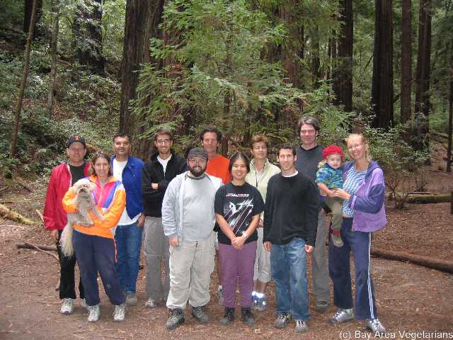 The vegan village homesteaders...