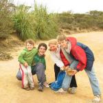Shelly and her brother Tal, siblings Jenny and Chris