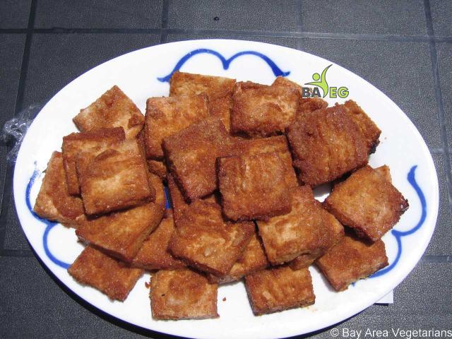 Marinated tofu