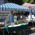 JC from SFVS with Tammy. Great to see a 2nd veggie group at Pride this year.