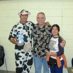 Tammy and Alfredo with Howard Lyman, "The Mad Cowboy"