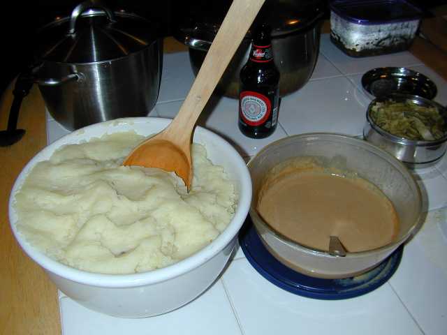 mashed potatoes & gravy (of course)