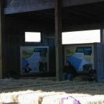The interior of the 'People Barn' (really more of a patio)