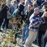 The queue for 'Feeding of the Humans' (over 300 people were fed that day, this was only part of the queue!)