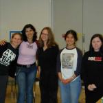 AR 101 volunteer speakers & organizers (l to r): Nora, Carla, Erin, Tammy and Chrstine.  Not pictured:  Chris