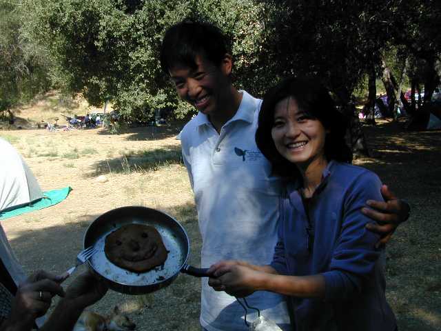 Our pancake artists, Yin Yin and her husband