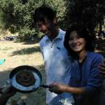 Our pancake artists, Yin Yin and her husband