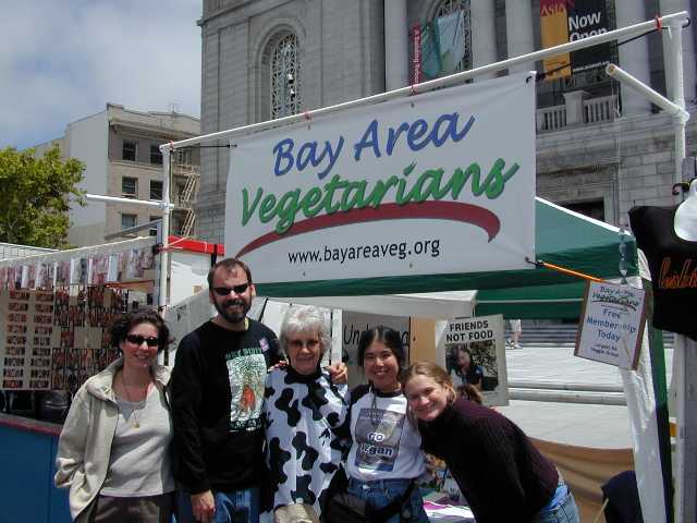 Lori, Warren, Polly the cow, Tammy and Nora