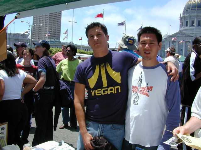 We met veg folks from around the world.. from Auckland, New Zealand to London to Fremont!