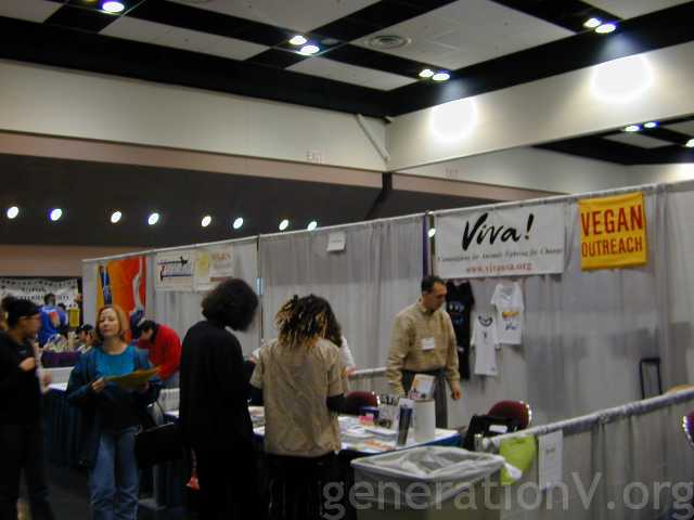 Our neighbors, VIVA and Vegan Outreach -- two great organizations!