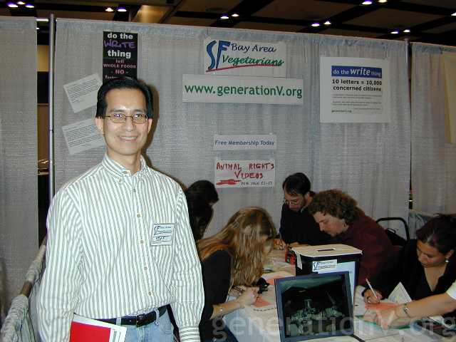 Lyman, standing ready to look up State Assembly and Senate members