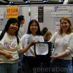 Our friend Sunny (left) picking the next raffle winner.