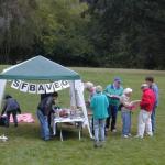 But people did arrive.. bearing gifts of yummy vegan food... and the fog eventually lifted...