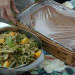There was an interesting dilemma... a few hours into the picnic, still more people arrived, bearing yet more yummy vegan food, a