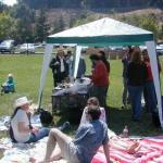 It was a very enjoyable afternoon meeting new & old friends. Due to the foggy morning, we practically had the entire field t