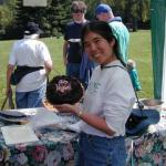 This is the vegan chocolate Black China cake that Chris won at the Country Tea silent auction benefit for Farm Sanctuary. The sp